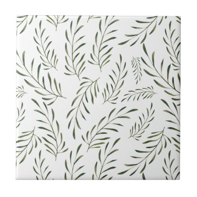 botanical leaves seamless pattern  tile (Front)