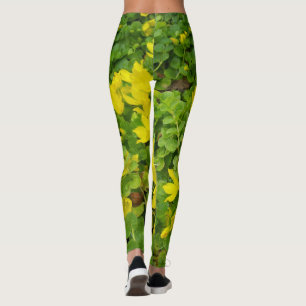 Botanical Leggings Creeping Jenny XS XL Jogging