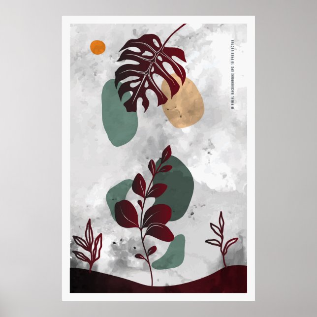 Botanical Line Art Poster (Front)