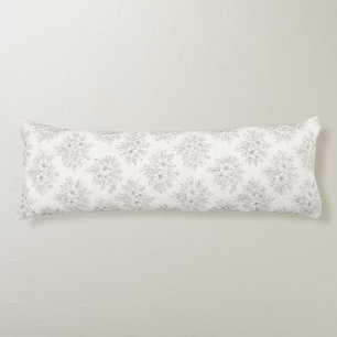 Botanical Line Bouquet Pattern Body Cushion