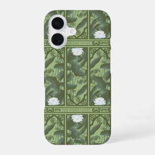 Botanical Lotus Panel Pattern - The White Lotus iPhone 16 Case