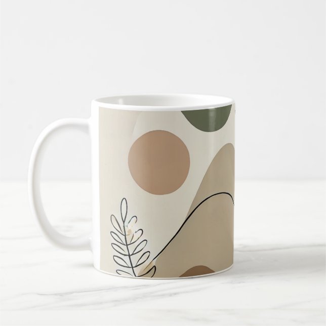 Botanical Minimalism Coffee Mug (Left)