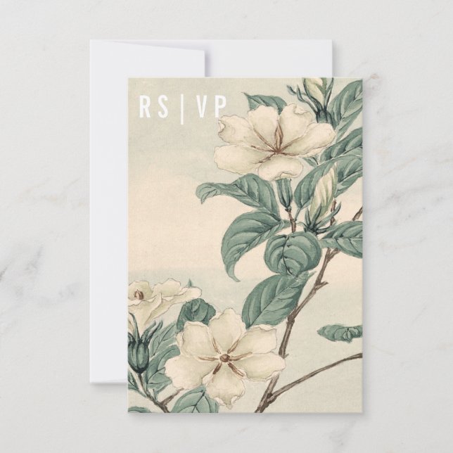 Botanical Modern RSVP Card (Front)