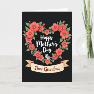 Botanical Moms Day Love Card