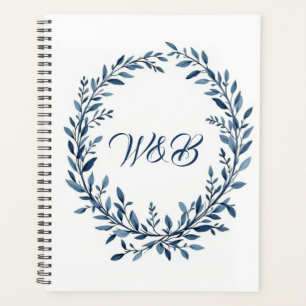 Botanical Monogram Wreath Planner