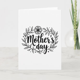 Botanical Mothers Day Sketch Card