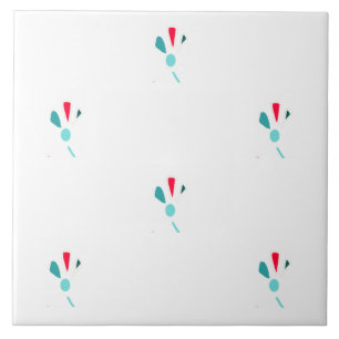 Botanical motif Ceramic Tile