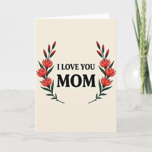 Botanical Mum Affection Card