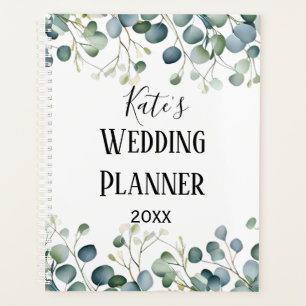 botanical my Wedding planner eucalyptus organiser