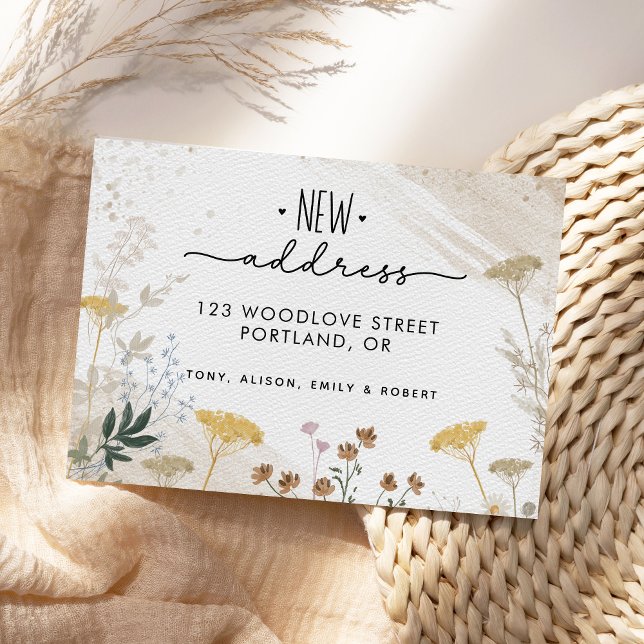 Botanical New Address New Year Moving Announcement (Creator Uploaded)