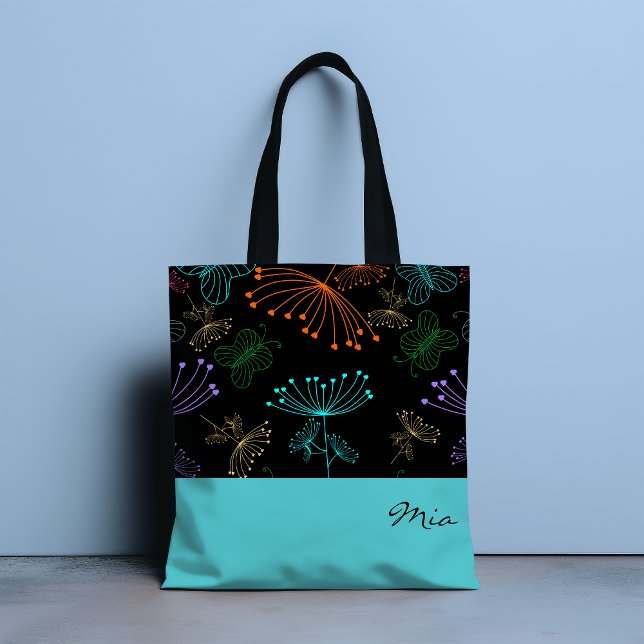 Botanical Nights Tote Bag (Creator Uploaded)