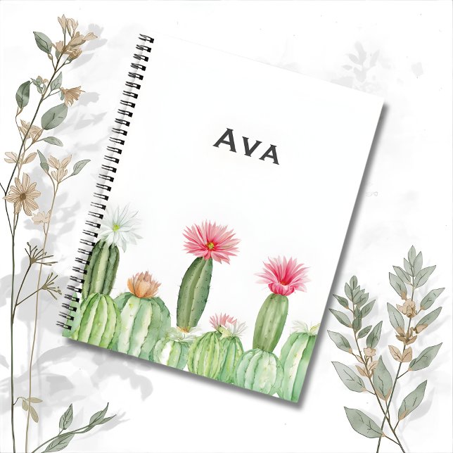 Botanical Notebook – Blooming Cactus Garden 🌵 (Creator Uploaded)