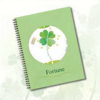 Botanical Notebook – Four-leaf Clover Design