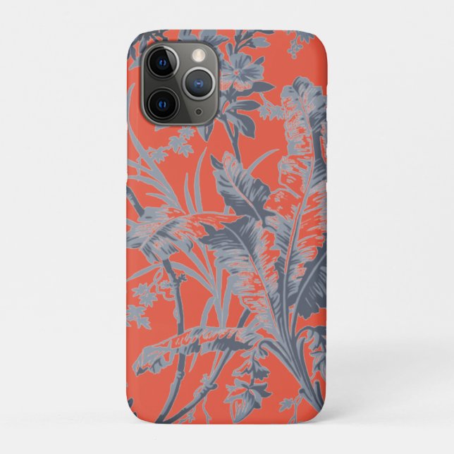 Botanical Orange Chinoiserie Case-Mate iPhone Case (Back)