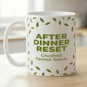 Botanical Pantry Label Fennel Recipe Coffee Mug