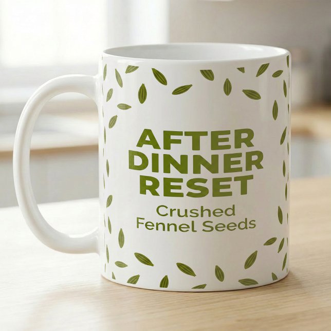 Botanical Pantry Label Fennel Recipe Coffee Mug (Creator Uploaded)