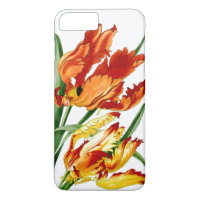 Botanical Parrot Tulip Floral Flower iPhone 7 Case