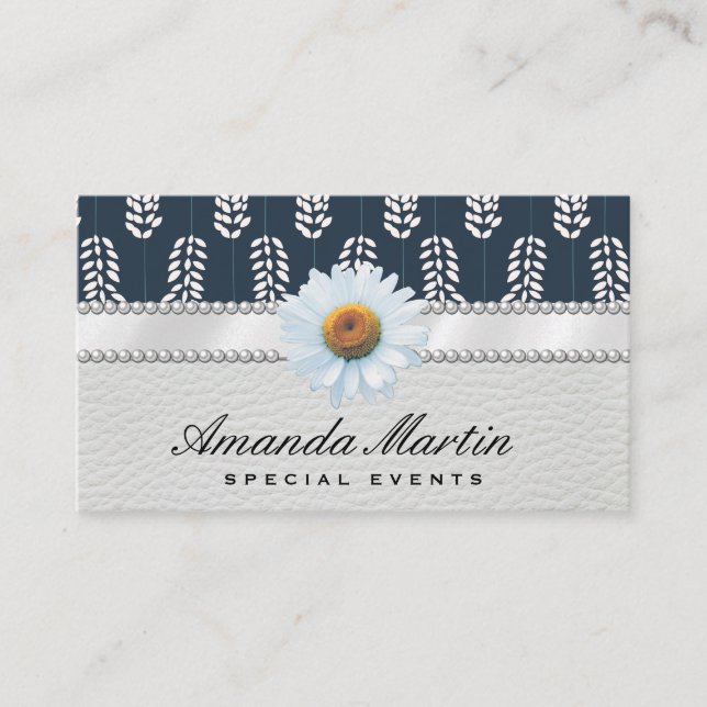 Botanical Pattern Business Card (Front)