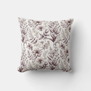 Botanical Pattern Cushion