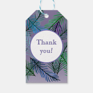 Botanical Pattern Custom Gift Tags