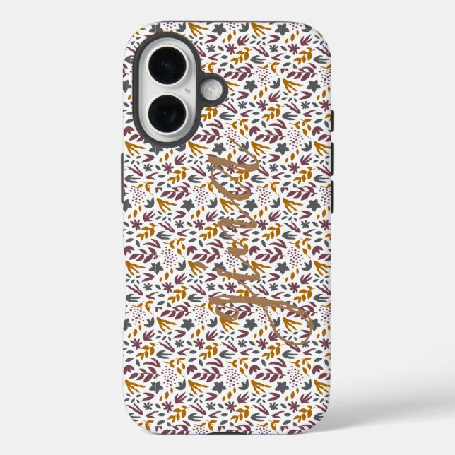 Botanical Pattern Customise Case-Mate iPhone Case (Back)