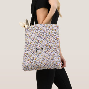 Botanical Pattern Customise Tote Bag