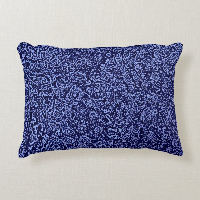 Botanical Pattern in Blue 1 Decorative Cushion (Front)