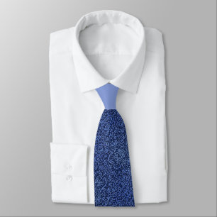 Botanical Pattern in Blue 2 Tie