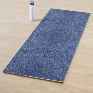 Botanical Pattern in Blue 2 Yoga Mat