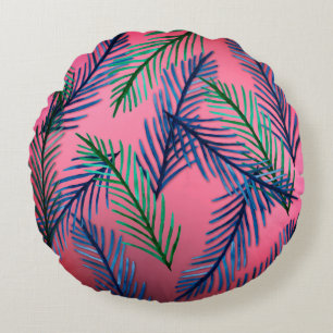 Botanical Pattern Round throw cushion