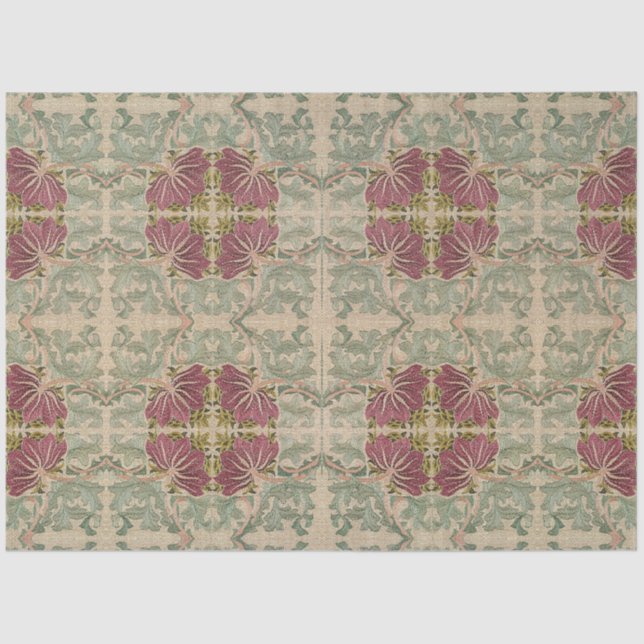 Botanical Pattern - William Morris Tissue Paper (Front)
