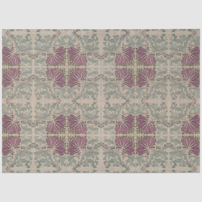 Botanical Pattern - William Morris Tissue Paper (Front)