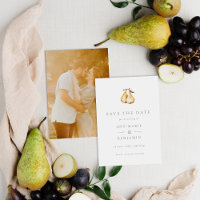 Botanical Pears Photo Wedding