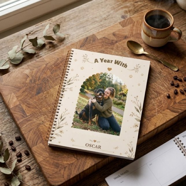  Botanical Personalised Dog Photo Easy Custom Planner (Creator Uploaded)