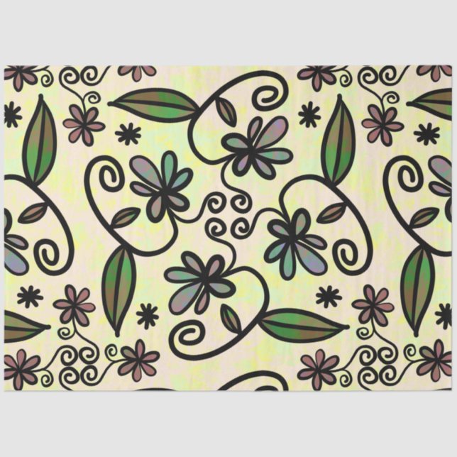 botanical petals tissue paper (Front)