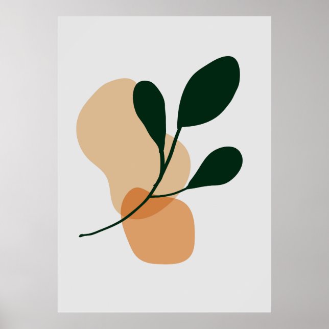 Botanical plant art poster (Front)