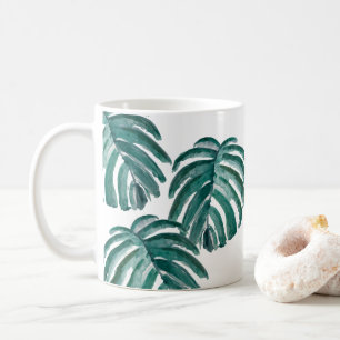 Botanical Plant Printmaking Green Painting Art Coffee Mug