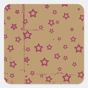 botanical plants square sticker