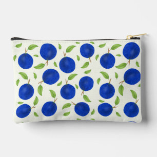 Botanical Plums Collection Ivory Accessory Pouch