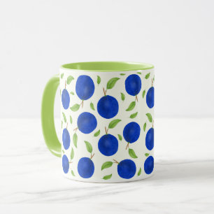 Botanical Plums Collection Ivory Mug