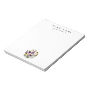 Botanical Pollinator Garden Jotter Notepad