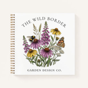 Botanical Pollinator Garden Notebook Journal