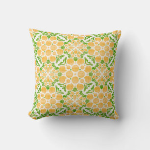 Botanical Pop-Citrus Cushion