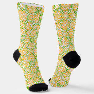 Botanical Pop-Citrus Socks