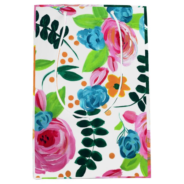 Botanical Pop medium gift bag (Front)