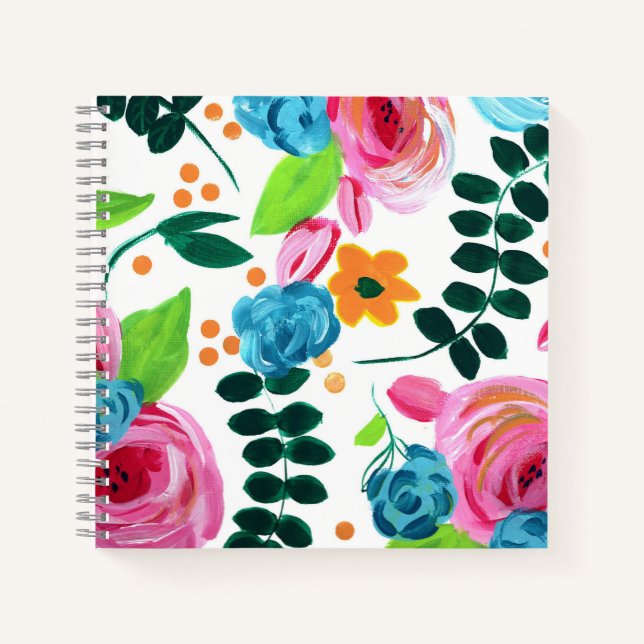 Botanical Pop spiral notebook (Front)