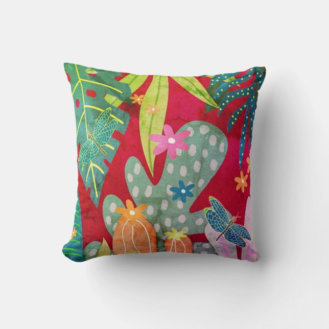 Botanical Print #11 1974 Cushion (Front)