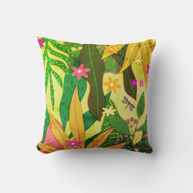 Botanical Print #12 1974 Cushion (Front)