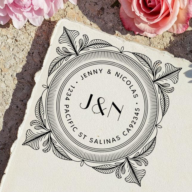 Botanical Return Address Self-Inking Stamp (Creator Uploaded)