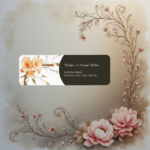 Botanical Rustic Warm Return Address